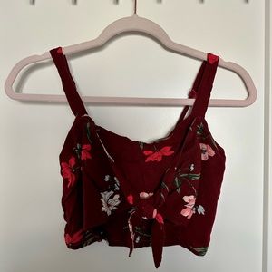 Hollister Dark Red Tank top S